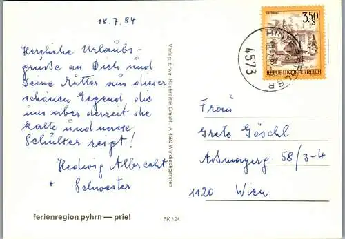 49168 - Oberösterreich - Hinterstoder , Hutterer Höß - gelaufen 1984