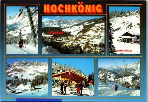 49171 - Salzburg - Mühlbach am Hochkönig , Arthurhaus , Mehrbildkarte - gelaufen 1993