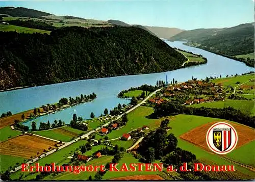 49176 - Niederösterreich - Kasten , an der Donau , Panorama - gelaufen 1978