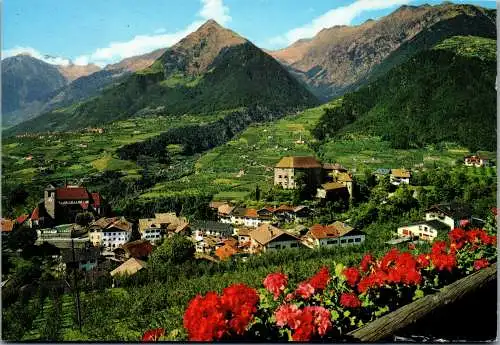 49192 - Italien - Meran , Schenna , Panorama - gelaufen 1991