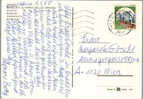 49195 - Italien - Grado , Basilica S. Maria Delle Grazie - gelaufen 1985