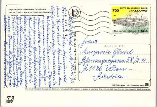 49197 - Italien - Gardasee , Lago di Garda , Gardesana Occidentale - gelaufen 1992