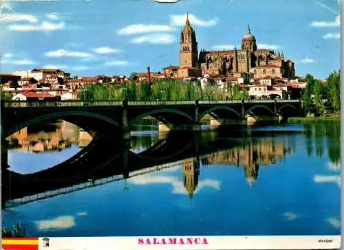 49212 - Spanien - Salamanca , Catedral y Rio Tormes - gelaufen 1969