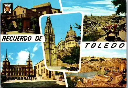 49213 - Spanien - Toledo , Casa del Greco , Mehrbildkarte - gelaufen