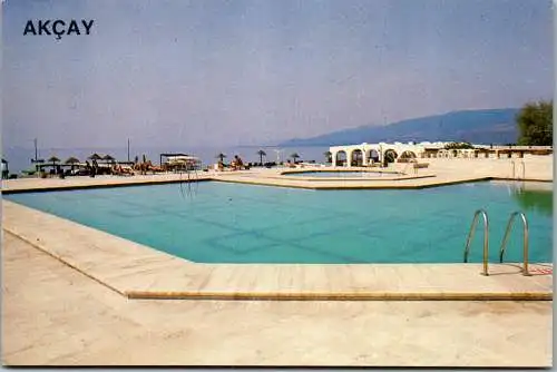 49229 - Türkei - Akcay , Türban Tatil Köyü Havuz - gelaufen 1992