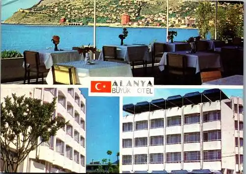 49230 - Türkei - Alanya , Büyük Hotel - gelaufen 1983