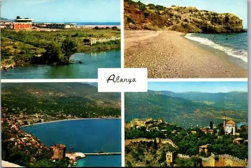 49239 - Türkei - Alanya , Motel Alantur , Ulas , Mehrbildkarte - gelaufen 1968