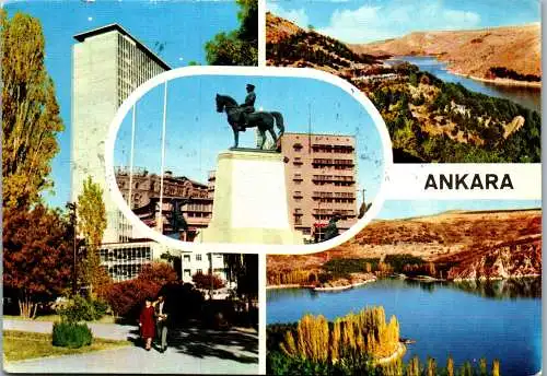 49240 - Türkei - Ankara , Mehrbildkarte - gelaufen 1975