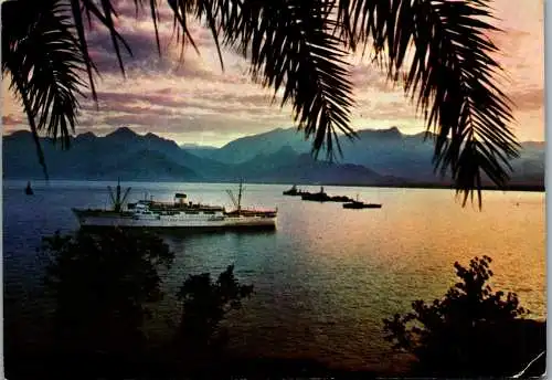 49246 - Türkei - Antalya , Limanda Gece Görünüsü - gelaufen