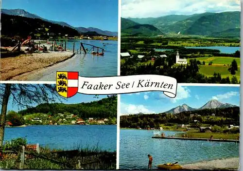 49248 - Kärnten - Faaker See , Mehrbildkarte - gelaufen