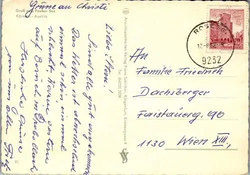 49249 - Kärnten - Faaker See , Mehrbildkarte - gelaufen 1968