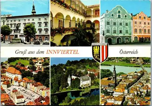 49258 - Oberösterreich - Innviertel , Mehrbildkarte - gelaufen 1977