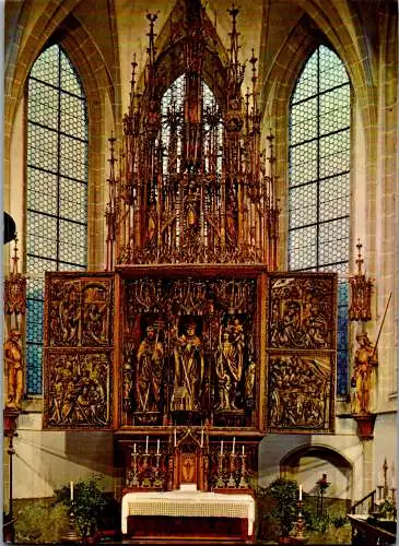 49259 - Oberösterreich - Kefermarkt , Pfarrkirche , Altar - gelaufen 1984