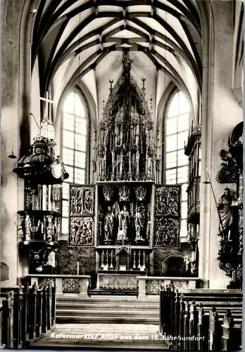 49260 - Oberösterreich - Kefermarkt , Pfarrkirche , Altar - nicht gelaufen