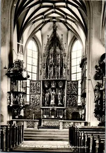 49261 - Oberösterreich - Kefermarkt , Pfarrkirche , Altar - nicht gelaufen