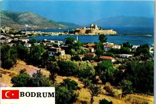 49267 - Türkei - Bodrum , Panorama - gelaufen 1982