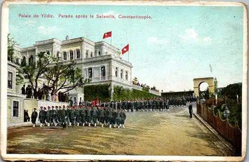 49289 - Türkei - Constantinople , Istanbul , Palais de Yildiz , Parade apres le Selamlik - nicht gelaufen