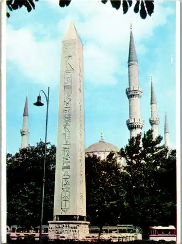 49294 - Türkei - Istanbul , Sultanahmet Dikilitas - gelaufen