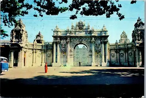 49307 - Türkei - Istanbul , Dolmabahce saray kapisi - gelaufen 1982