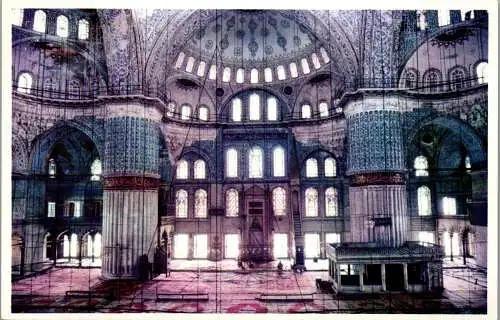 49312 - Türkei - Istanbul , Sultanahmet camii ici - nicht gelaufen