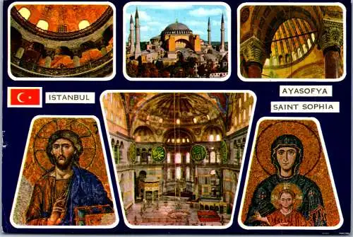 49323 - Türkei - Istanbul , Ayasofya - gelaufen 1984