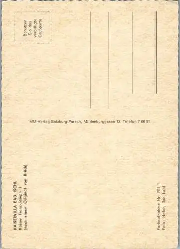 49336 - Österreich - Kaiser Franz Joseph I , signiert Brüch - nicht gelaufen