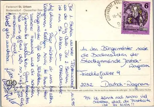 49337 - Kärnten - St. Urban , Bodensdorf , Ossiacher See - gelaufen 1995