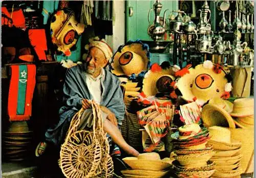 49357 - Tunesien - Tunis , Les Souks - gelaufen 1974