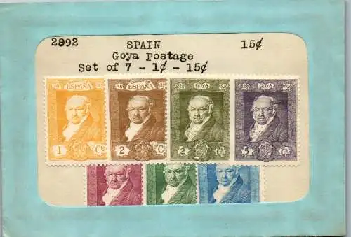49403 - Spanien - Briefmarke , Set Goya - nicht gelaufen