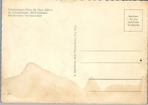 49406 - Kärnten - Klein St. Paul , im Görtschitztal , Panorama - nicht gelaufen