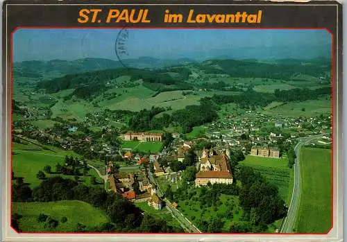 49407 - Kärnten - St. Paul , im Lavanttal , Panorama - gelaufen 1991