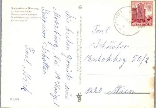 49416 - Kärnten - Moosburg , Kinderdorf , Karawanken , Mehrbildkarte - gelaufen 1974