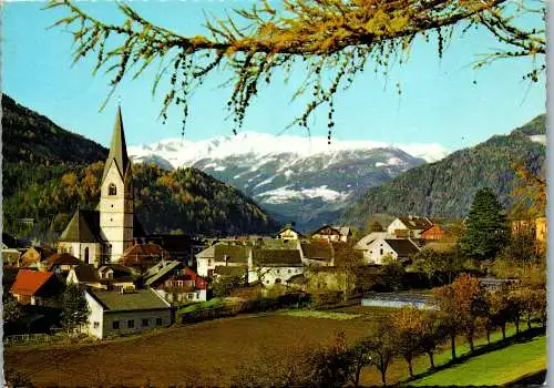 49420 - Kärnten - Obervellach , an der Tauernbahn mit den Hohen Tauern - gelaufen