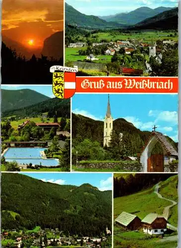 49431 - Kärnten - Weißbriach , Mehrbildkarte - gelaufen 1983