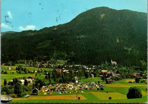 49436 - Kärnten - Weißbriach , Camping Alpendorf , Johann Santner - gelaufen 1978