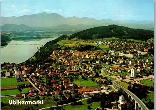 49445 - Kärnten - Völkermarkt , Panorama - gelaufen 1983