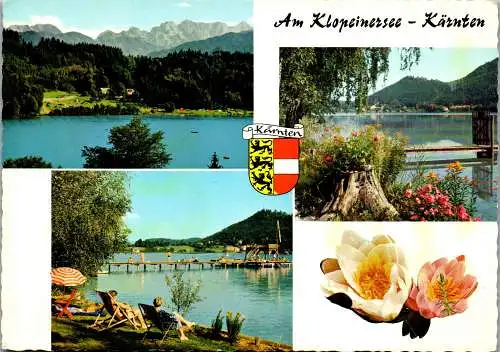 49447 - Kärnten - Klopeinersee , Mehrbildkarte - gelaufen