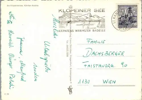 49447 - Kärnten - Klopeinersee , Mehrbildkarte - gelaufen