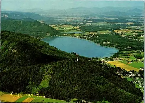 49454 - Kärnten - Klopeinersee , Unterburg , Seelach , St. Kanzian , Georgiberg , Panorama - gelaufen 1973