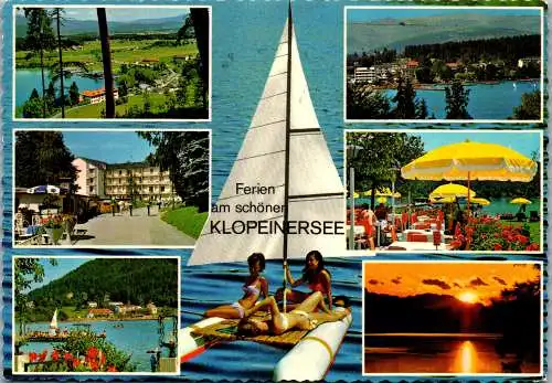 49455 - Kärnten - Klopeinersee , Seelach , Unterburg , Mehrbildkarte - gelaufen 1976