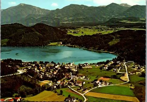 49460 - Kärnten - Klopeinersee , Blick über Seelch - gelaufen 1974