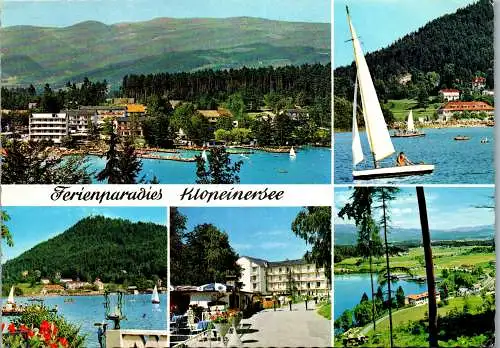 49463 - Kärnten - Klopeinersee , Mehrbildkarte - gelaufen 1971