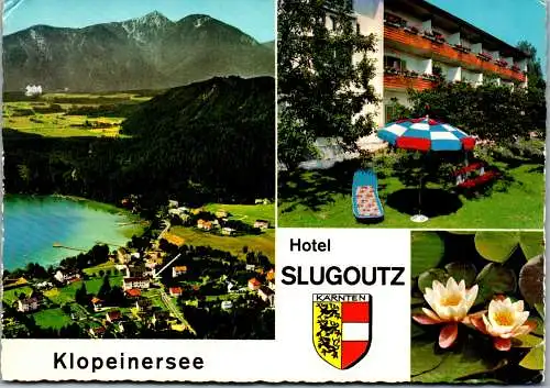 49468 - Kärnten - Klopeinersee , Hotel Slugoutz - gelaufen 1970