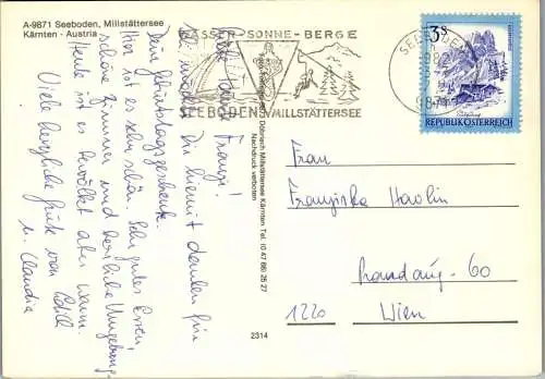 49471 - Kärnten - Seeboden , Millstättersee , Mehrbildkarte - gelaufen 1982