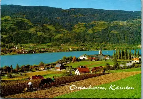 49477 - Kärnten - Ossiachersee , Ossiach gegen Bodensdorf - gelaufen 1970