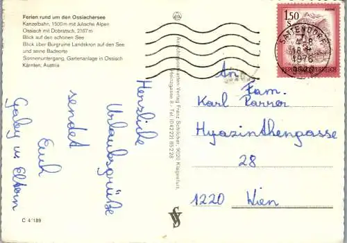 49479 - Kärnten - Ossiachersee , Mehrbildkarte - gelaufen 1976