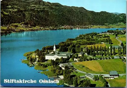 49482 - Kärnten - Ossiach , Stiftskirche , Stift Ossiach - gelaufen 1983