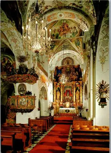 49483 - Kärnten - Ossiach , Stiftskirche , Stift Ossiach - gelaufen 1983