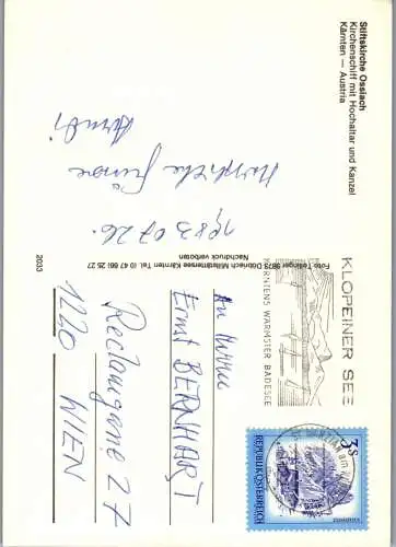 49483 - Kärnten - Ossiach , Stiftskirche , Stift Ossiach - gelaufen 1983