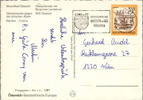 49489 - Kärnten - Ossiachersee , Mehrbildkarte - gelaufen 1984